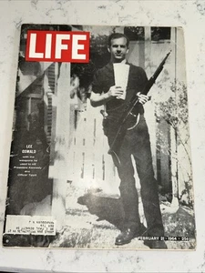 Lee Harvey Oswald LIFE Magazine February 21 1964 Vintage John F. Kennedy JFK - Picture 1 of 3