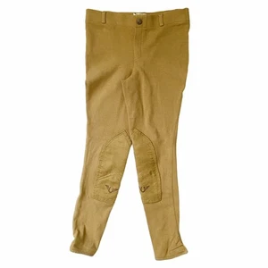 TuffRider Riding Breeches Girls W25” Brown Equestrian Horse Riding Pants English - Picture 1 of 10