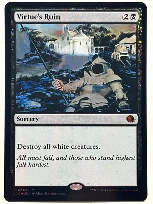 Virtue's Ruin LP/NM* FOIL From The Vault Annihilation 014/015 mtg -UnltdCards - Image 1 of 2