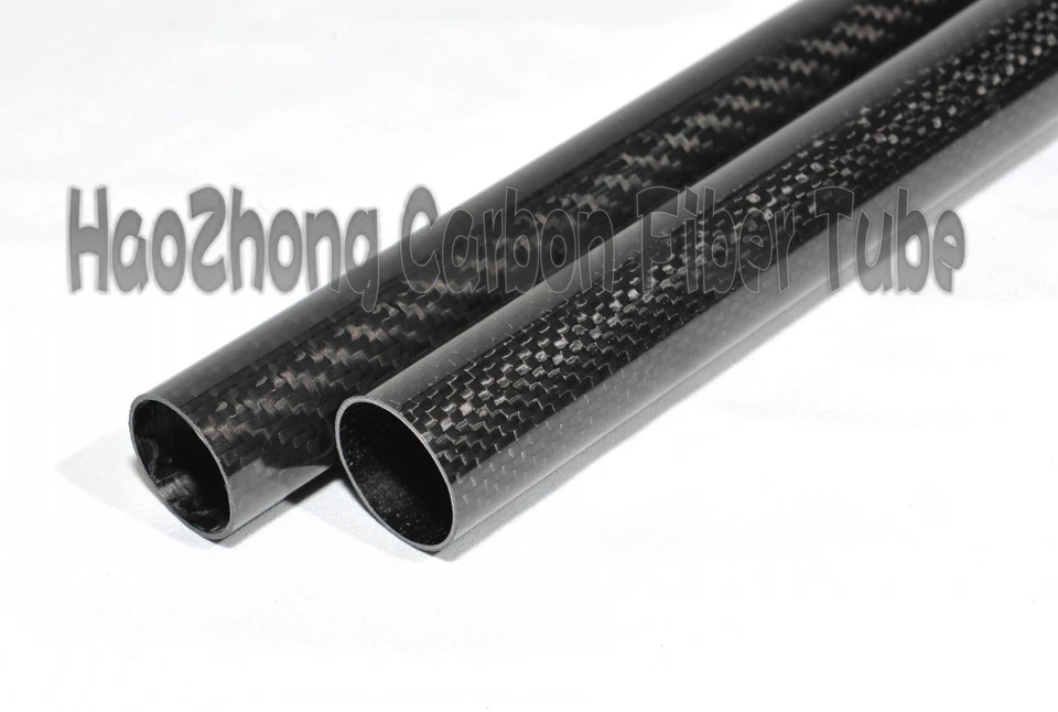3k Carbon Fiber Tube 10mm 11 12mm 13 14mm 15mm 16mm 17mm 18mm 19mm 20mm x 500mm - Image 1 of 4