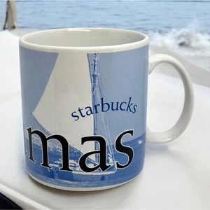 Starbucks Bahamas 2005 Sailboat Lighthouse Collector's Coffee Mug Cup 20 oz - Picture 1 of 10