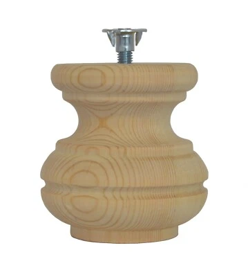 Pie de pan alto + perno y tuerca en T 83 mm * 85 mm de alto madera ELIGE CANTIDAD A4TMBT Foto 1 de 3