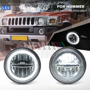 Lámpara de conducción diurna LED Hummer H2 blanca Halo DRL 2003-2009 - Imagen 1 de 13