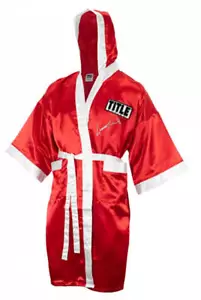Lennox Lewis Signed Title Red Boxing Robe With Hood - (SCHWARTZ SPORTS COA) - Picture 1 of 2