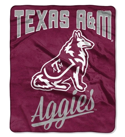 NCAA Texas A&M Aggies 50 x 60 Plush Throw Blanket Northwest Company Cover