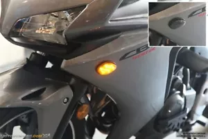 Flush Mount LED Running + Turn Signal Light + Resistors Fits 13-15 Honda CBR500R - Picture 1 of 1