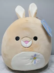 Melocotón 8" Enano CONEJITO Conejo con Flor Barriga - Pascua Primavera 2023 Squishmallow - Imagen 1 de 4