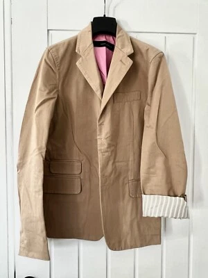 Dsquared2 - Beige Tan Men’s Blazer Jacket - Size 44 - Image 1 of 4