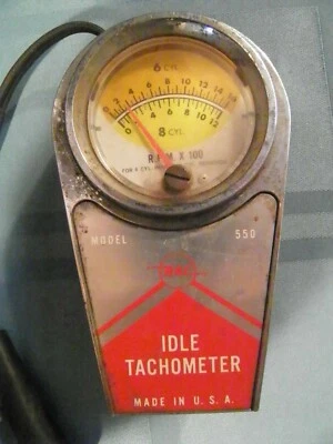 Vintage RAC Modelo 550 - Tacómetro (Hecho en EE. UU.) Foto 1 de 4
