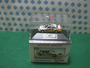 Vintage - MERCEDES_BENZ 190 E AMG " MS Racing " - H0 1/87 Herpa M. Sport - Imagen 1 de 1