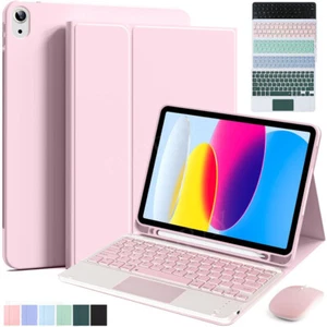 Touchpad Keyboard Case Mouse For iPad 5/6/7/8/9/10/11th Gen Air 6 5 4 3 Pro 11 - Picture 1 of 41