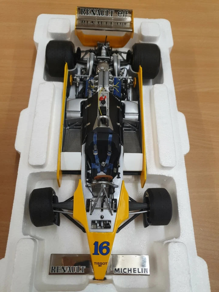 Exoto 1:18 Renault 1980 GP Francia RE20 Turbo Rene Arnoux Francia 97091 stock antiguo Foto 1 de 4