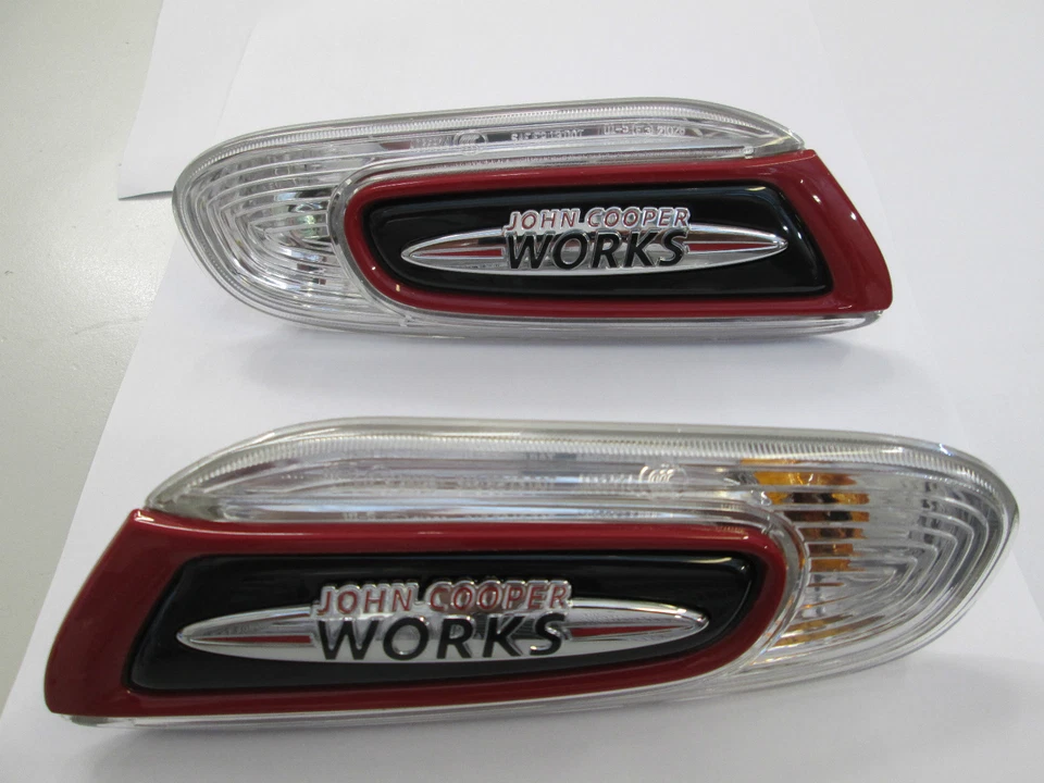 Genuine BMW F56 F57 MINI JCW Wing Indicator Lamp Set 63139482819 63139482820 - Image 1 of 2