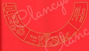 Holden HK HT HG 186 Air Cleaner decal. - Picture 1 of 1