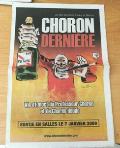 HUMOUR CARICATURE SYNOPSIS FILM DOCUMENTAIRE CHORON DERNIERE VUILLEMIN 2009 - Picture 1 of 2