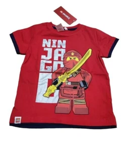 Neu Lego Ninjago Jungen, Rot T-Shirt Shirt - Gr. 92 2-3 Jahre Kinder, Baby - Bild 1 von 6