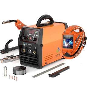 MIG/MMA/TIG 3 in 1 Schweißgerät Fülldraht IGBT-Technologie 2,2–12m/min Inverter - Bild 1 von 16
