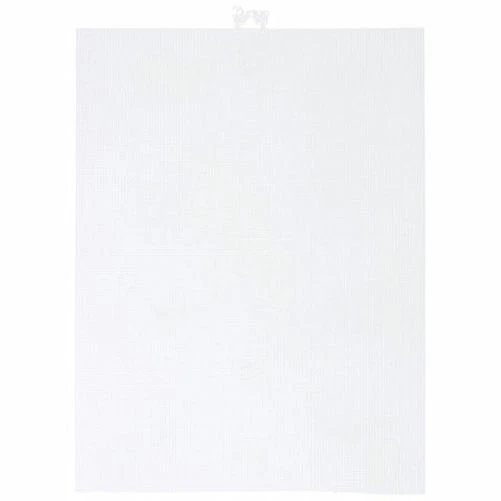 14 Mesh Count Plastic Canvas Clear or White 11 x 8.5 Inch 3 Sheets - Image 1 of 1
