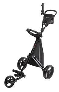 Tartan Cruiser 3-Wheel Golf Push Cart with Detachable Storage Bag and Umbrella H - Picture 1 of 9
