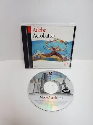 Adobe Acrobat 5.0 CD Software 2001 with Serial Number - Image 1 of 4