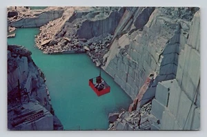 Postcard Rock Of Ages Barre Vermont Granite Rock Quarry - Bild 1 von 2