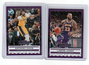 2019-20 Panini Contenders Front Row Seat Anthony Davis / LeBron James Lakers - Picture 1 of 2