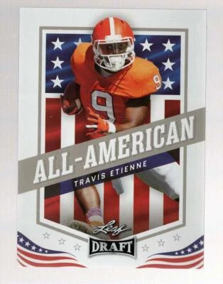 2021 Leaf Draft #44 Travis Etienne     Clemson Tigers - Image 1 of 2