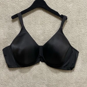LEADING LADY Bra 54C Black Brigitte Molded Soft Cup T SHIRT 4 HOOK Adjust Smooth - Picture 1 of 12