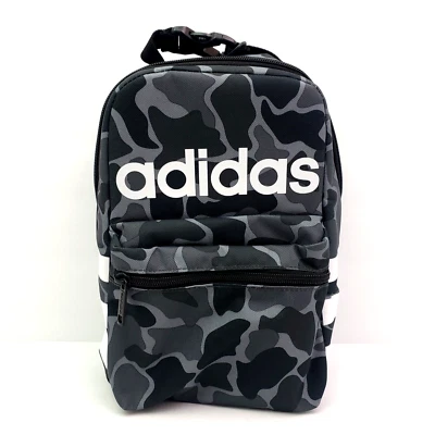 Bolsa de almuerzo Adidas Santiago 2 Nomad camuflada gris blanca aislada Foto 1 de 4