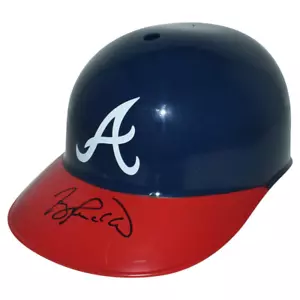 Terry Pendleton Signed Atlanta Braves Souvenir MLB Baseball Batting Helmet (JSA) - Picture 1 of 2