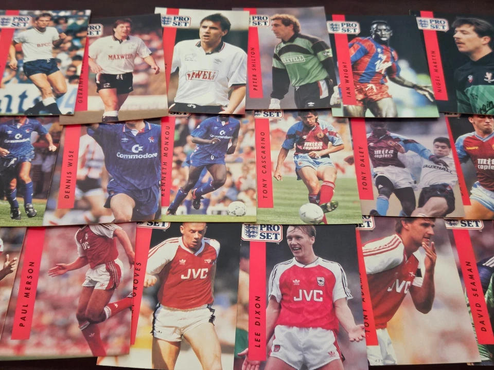1990-91 PRO SET ENGLISH LEAGUE SOCCER CARDS YOU PICK SEE SCANS OF EVERY CARD - Image 1 of 1