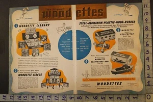 1946COAST GUARD BOAT HELICOPTER STORYBOOK FIGURE CIRCUS WOODETTE 2pg TOY ATN41 - Picture 1 of 1