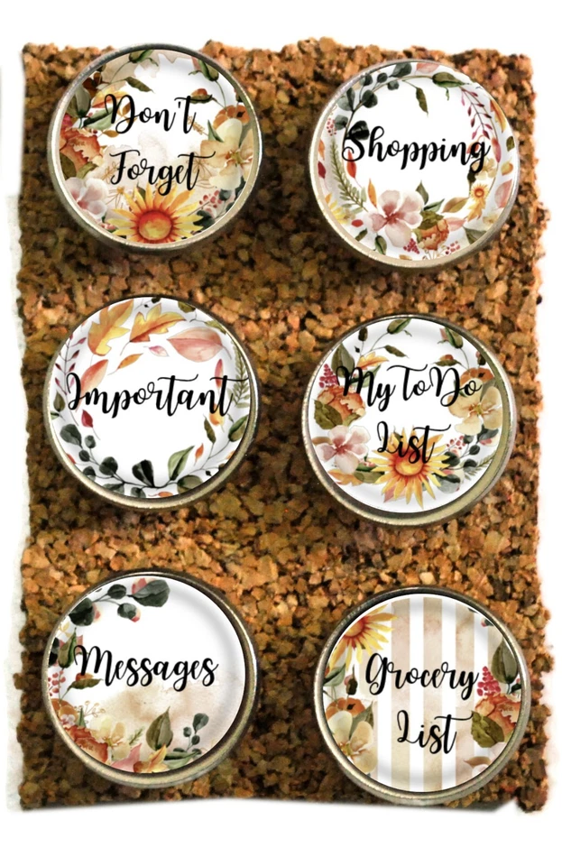 Sunflower Decorative Push Pins Thumb Tacks for Cork Board Handmade Office - Image 1 of 1