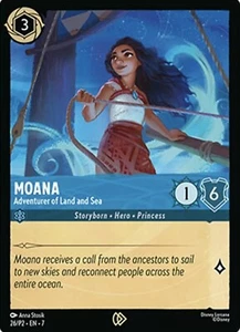 Lorcana Moana - Adventurer of Land and Sea 26/P2 Promo AU Version ENG Sealed - Picture 1 of 2