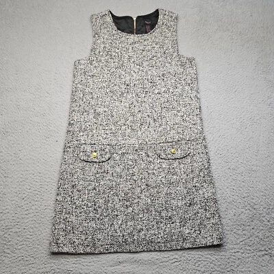 Vestido Forever 21 Niña Junior Talla 13/14 Gris Sin Mangas Mezcla de Lana Recta Foto 1 de 4