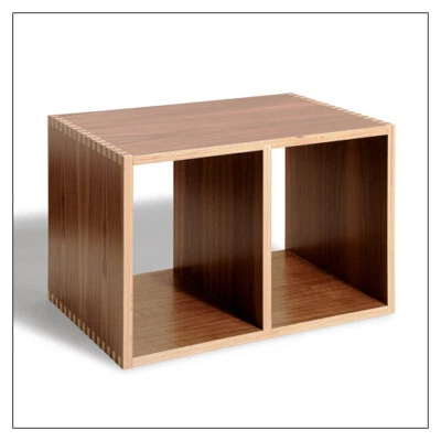 BBox2 Half-Sized Stacking Shelf -- Birch, Walnut, White -- by Offi & Co.; 1 unit - Image 1 of 3