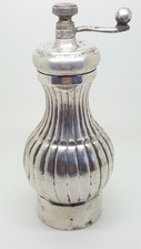 Vintage Macina Pepe Argento 800 FI 30 Puliti & Schreyer S.R.L Silver Pepper Mill