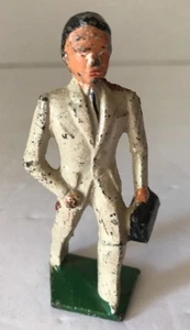 Vintage England 1950's Lead Physician w/ Medical Bag/Kit Figurine - Picture 1 of 11