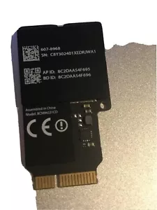 Tarjeta de aeropuerto Apple iMac A1419 27" 2012-2013 WiFi Bluetooth 607-8968 BCM94331CD - Imagen 1 de 4