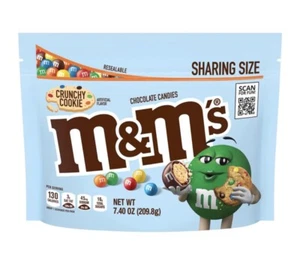 M&M's Crunchy Cookie NEW American Flavour Candy m&ms - Picture 1 of 5
