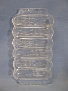 PLATO PARA HORNEAR DE VIDRIO DE COLECCIÓN DE MAÍZ CIRCULAR MAÍZ, PAN DE MAÍZ, VIDRIO INDIANA - Imagen 1 de 9