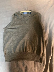 Vintage merino wool Pendleton Sweater Vest Large - Picture 1 of 7
