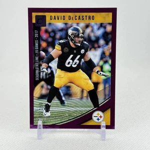 2018 David DeCastro Donruss Purple Stat Line #242, OL, Steelers, NFL, /150 - Picture 1 of 3