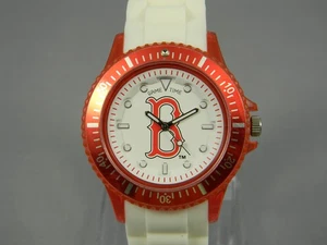 Boston Red Sox Game Time Watch 40mm Silicone Band New Battery 8" Adjustable - Picture 1 of 18