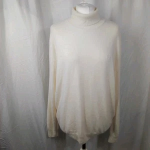 Vintage SERGIO TACCHINI XL Creme Rollkragen Pullover Kaschmir Wollmischung Pulli - Bild 1 von 18