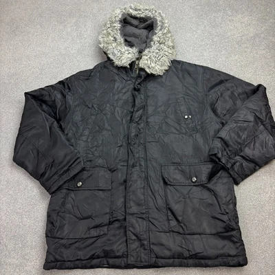 Ecko Unltd Jacket Adult Large Black Extreme Cold Parka Outdoors Hood Men - Image 1 of 4