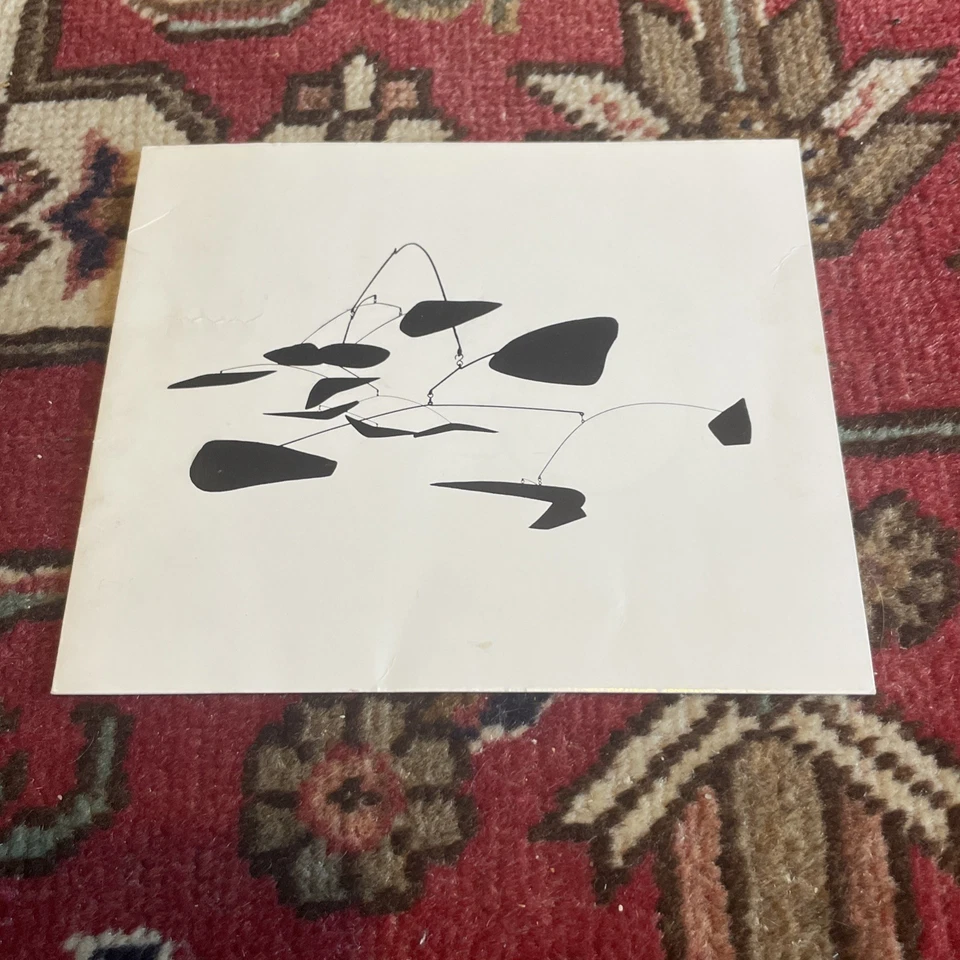 CALDER STABILE MENU Du Vernissage Exposition ALBI 1971 B État Rarissime ! - Photo 1/4