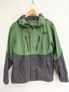 The North Face Baron Shell Jacket Green Dryvent Waterproof Windproof Mens Medium - Picture 1 of 9
