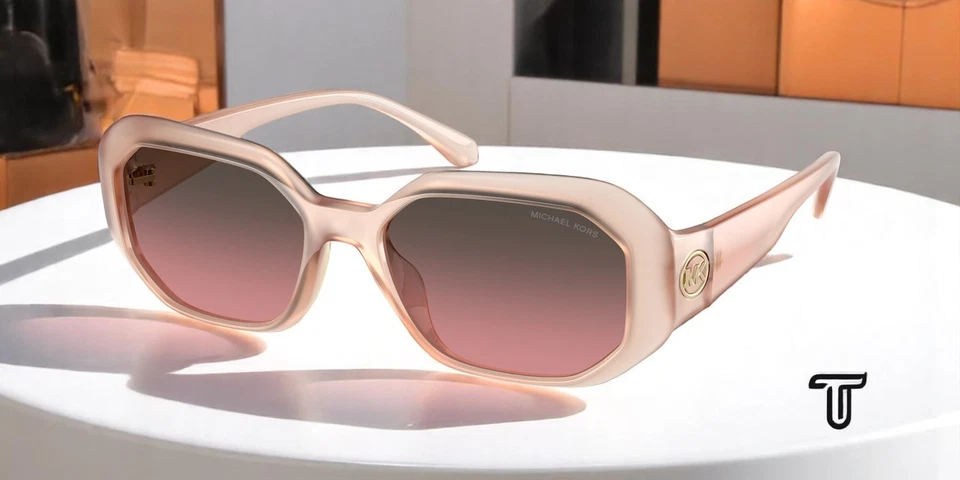 MICHAEL KORS MK2240U 344911 Siesta Key Sand Brown Rose 54 mm Women's Sunglasses - Image 1 of 1