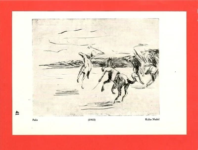 a) Polo / b) Selbstbildnis * Max Liebermann (1921) – [LIB-12] - Bild 1 von 2
